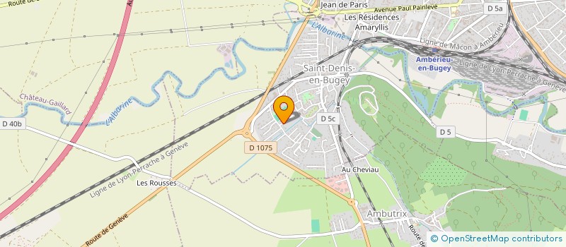 localisation de l'entreprise SCI MGC  SAINT-DENIS-EN-BUGEY