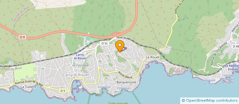 localisation de l'entreprise SCI MGC  CARRY-LE-ROUET