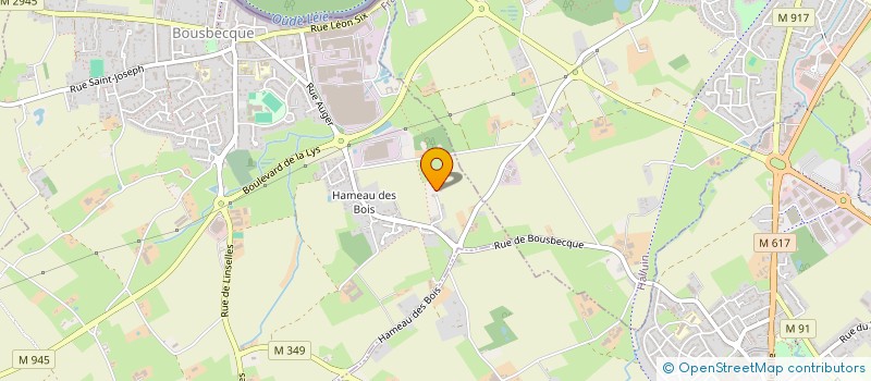 localisation de l'entreprise SCI MGC  BOUSBECQUE