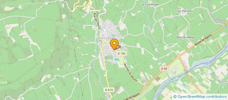 localisation de l'entreprise SCI MGC LES CLOTS  NYONS