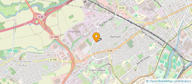 localisation de l'entreprise SCI MGCG  MULHOUSE