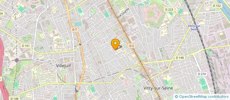 localisation de l'entreprise SCI MGCR  VITRY-SUR-SEINE