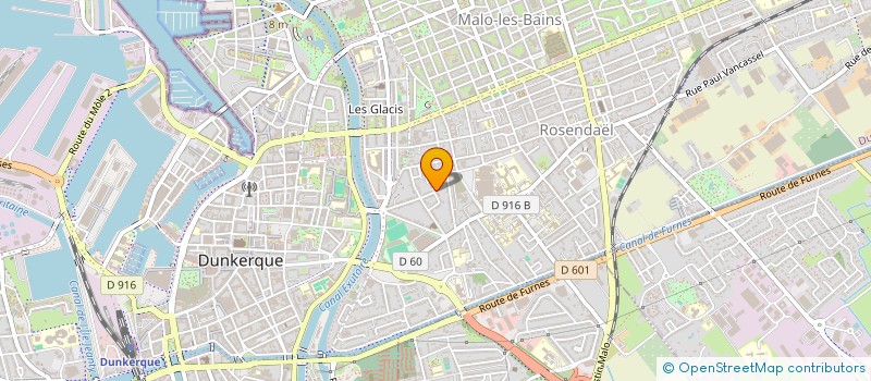 localisation de l'entreprise SCI MGCV à DUNKERQUE