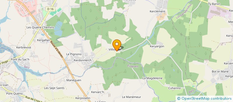 localisation de l'entreprise SCI MGD  BELZ