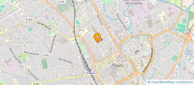 localisation de l'entreprise SCI MGD à TROYES