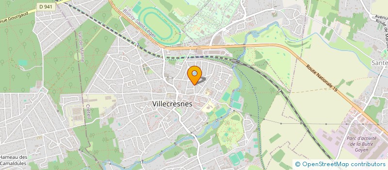 localisation de l'entreprise SCI MGD  VILLECRESNES