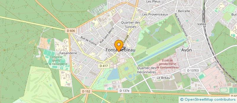 localisation de l'entreprise SCI MGD IMMOBILIER  FONTAINEBLEAU