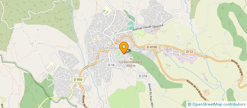 localisation de l'entreprise SCI MGDEUXA à FORCALQUIER