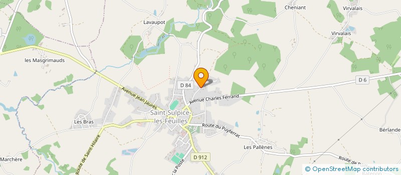 localisation de l'entreprise SCI MGEC  SAINT-SULPICE-LES-FEUILLES