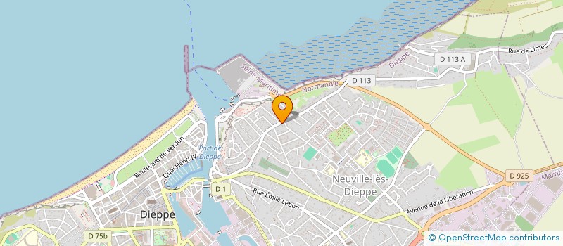 localisation de l'entreprise SCI MGF  DIEPPE