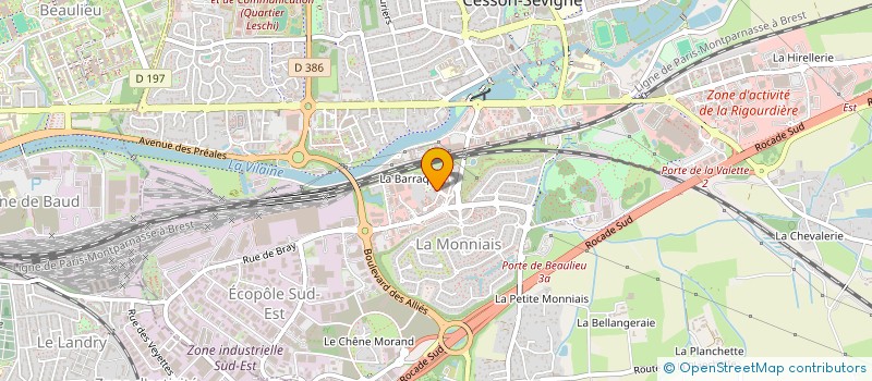 localisation de l'entreprise SCI MGF RENNES  RENNES