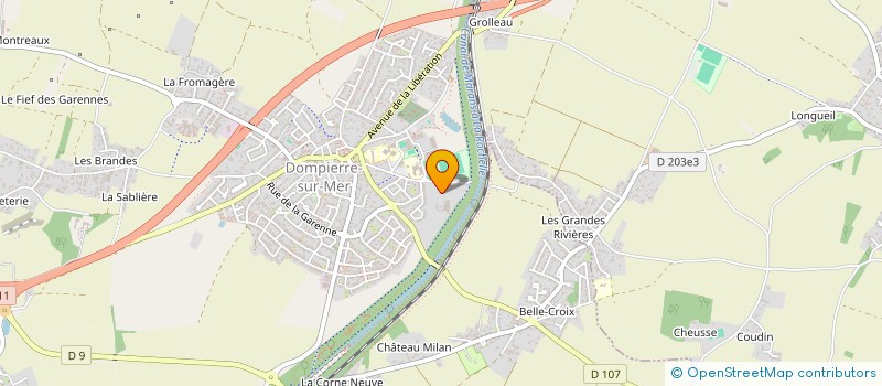 localisation de l'entreprise SCI MGFS  DOMPIERRE-SUR-MER