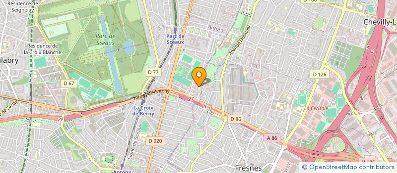 localisation de l'entreprise SCI MGH à ANTONY