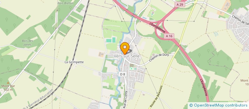 localisation de l'entreprise SCI MGH IMMOBILIER  SALEUX