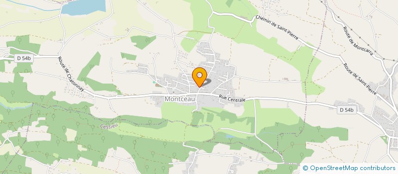 localisation de l'entreprise SCI MGI  RUY-MONTCEAU