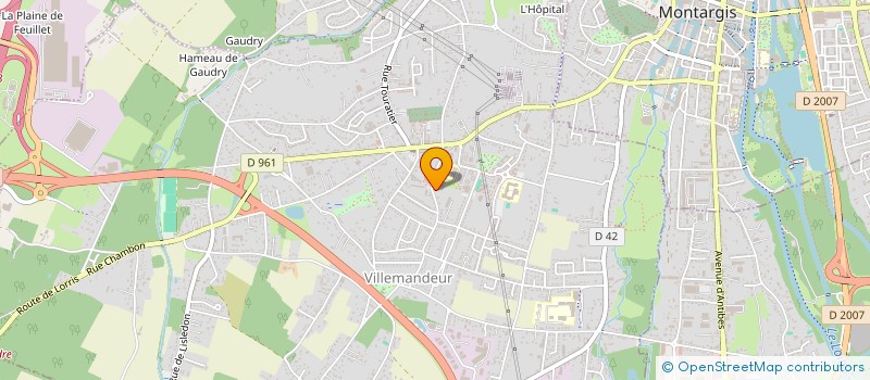 localisation de l'entreprise SCI MGIMMO  VILLEMANDEUR