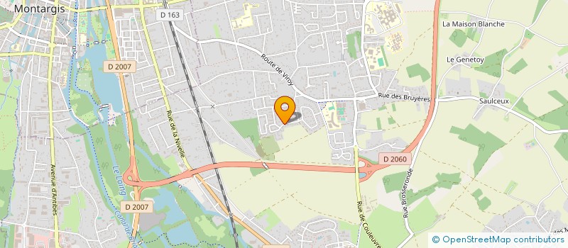 localisation de l'entreprise SCI MGIS à AMILLY