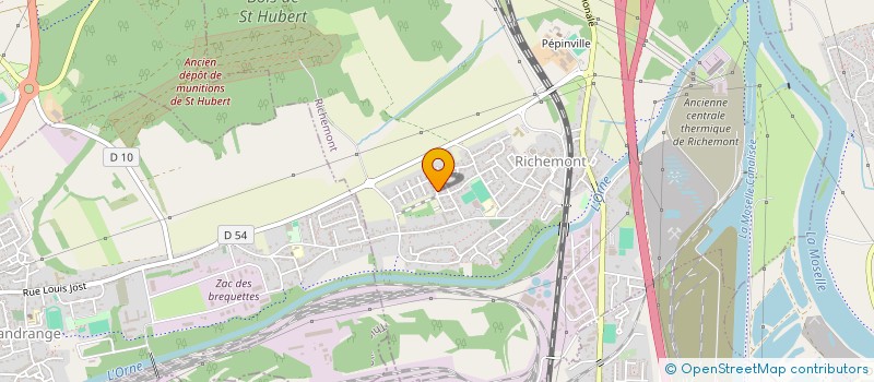 localisation de l'entreprise SCI MGJ AUDIA  RICHEMONT