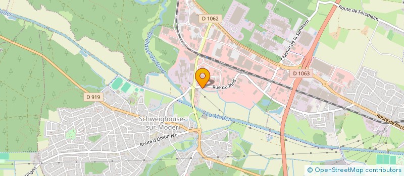 localisation de l'entreprise SCI MGK 2  SCHWEIGHOUSE-SUR-MODER