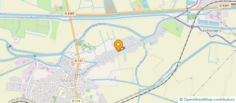 localisation de l'entreprise SCI MGK  MARANS