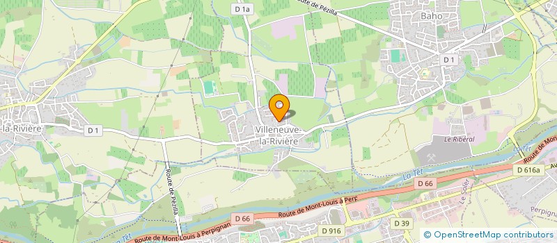 localisation de l'entreprise SCI MGK IMMO  VILLENEUVE-LA-RIVIERE