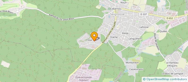 localisation de l'entreprise SCI MGLF L ECUREUIL  SEIGNOSSE