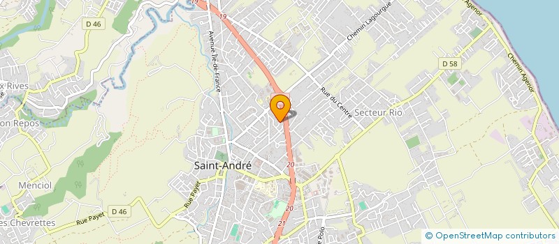 localisation de l'entreprise SCI MGLOUK à SAINT-ANDRE
