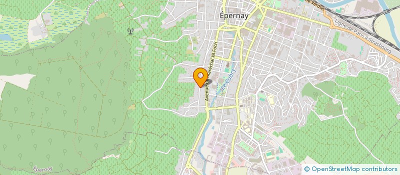 localisation de l'entreprise SCI MGLR HORIZONS  EPERNAY