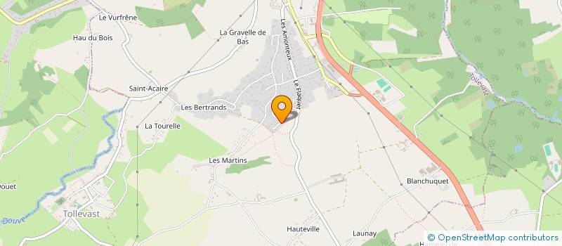 localisation de l'entreprise SCI MGLS  TOLLEVAST