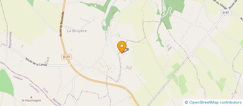 localisation de l'entreprise SCI MGM  LA CHAPELLE-BAYVEL