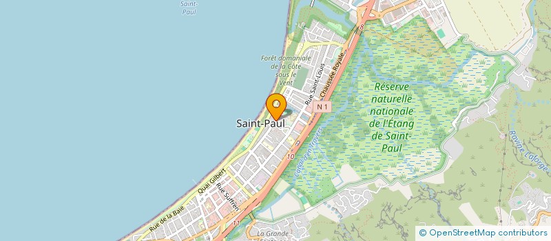 localisation de l'entreprise SCI MGM à SAINT-PAUL