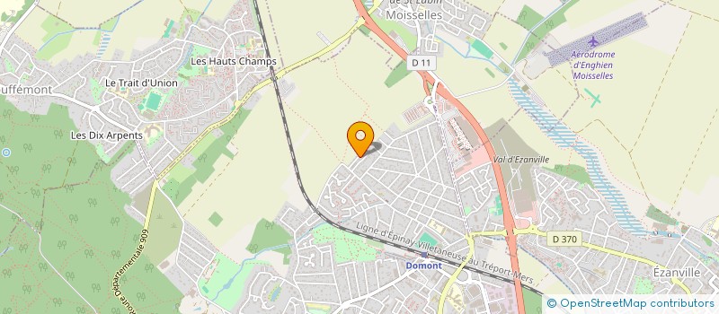 localisation de l'entreprise SCI MGM  DOMONT