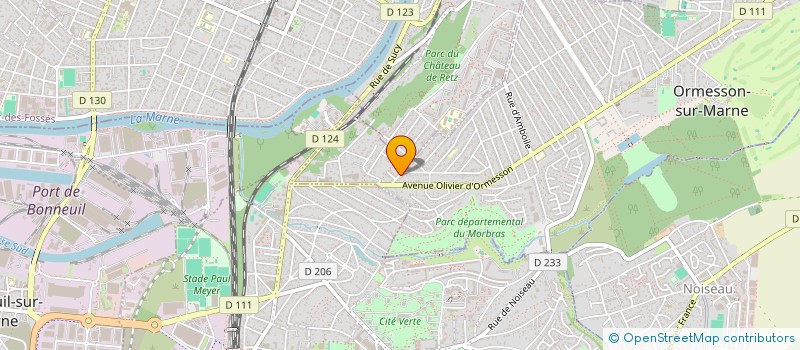 localisation de l'entreprise SCI MGM  ORMESSON-SUR-MARNE