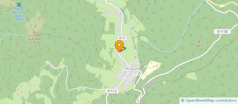 localisation de l'entreprise SCI MGM  AUBURE