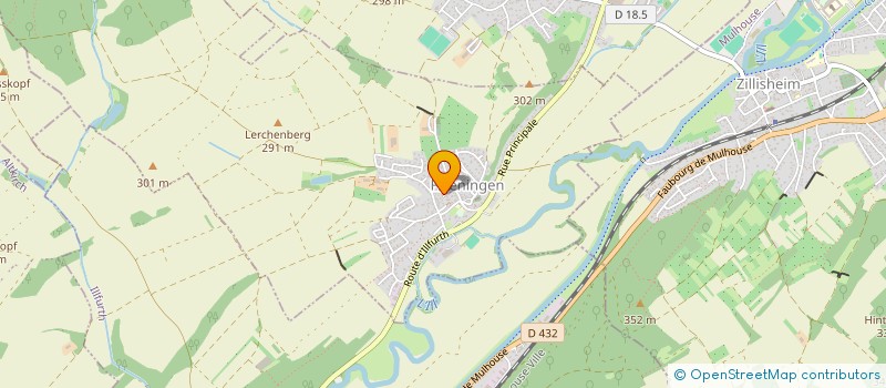 localisation de l'entreprise SCI MGM BELHOMME  FRNINGEN