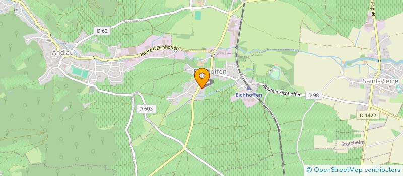 localisation de l'entreprise SCI MGMB  EICHHOFFEN