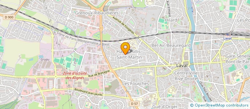 localisation de l'entreprise SCI MGML à LAVAL