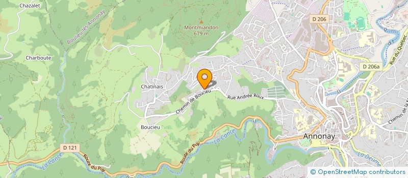localisation de l'entreprise SCI MGMR à ANNONAY