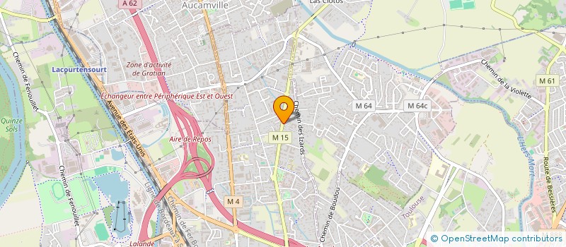 localisation de l'entreprise SCI MGMS 65 à TOULOUSE