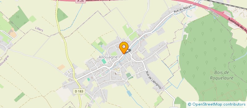 localisation de l'entreprise SCI MGN  ALLOUAGNE