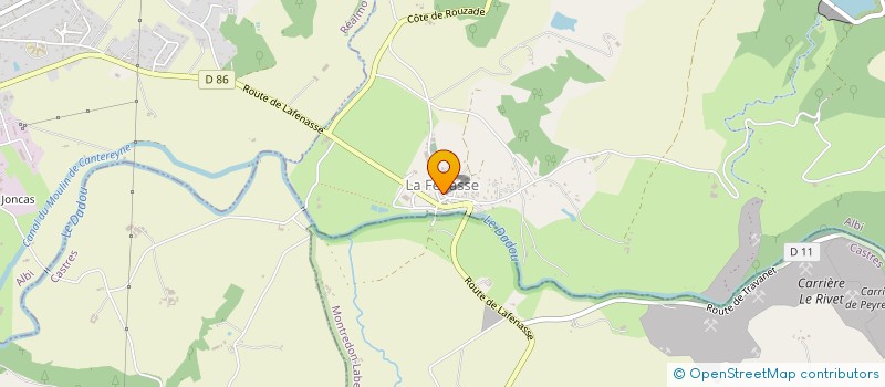 localisation de l'entreprise SCI MGN  POULAN-POUZOLS