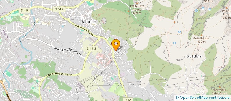 localisation de l'entreprise SCI MGN  ALLAUCH