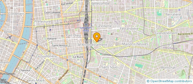 localisation de l'entreprise SCI MGPA  LYON