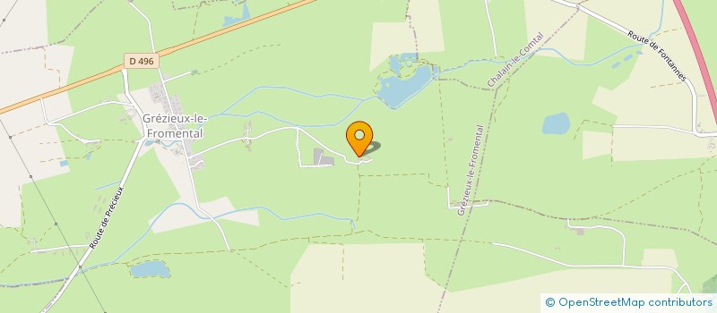 localisation de l'entreprise SCI MGPA DINARD  GREZIEUX-LE-FROMENTAL