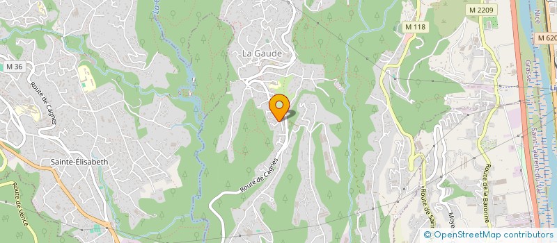 localisation de l'entreprise SCI MGPG  FONTAINE-LES-GRES