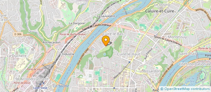 localisation de l'entreprise SCI MGR  CALUIRE ET CUIRE