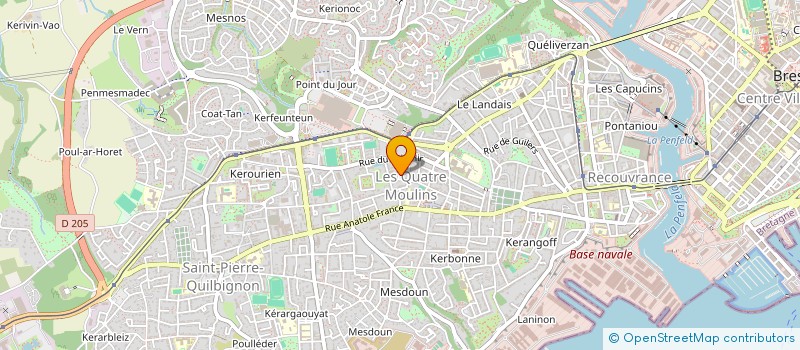 localisation de l'entreprise SCI MGR RAOUL  BREST