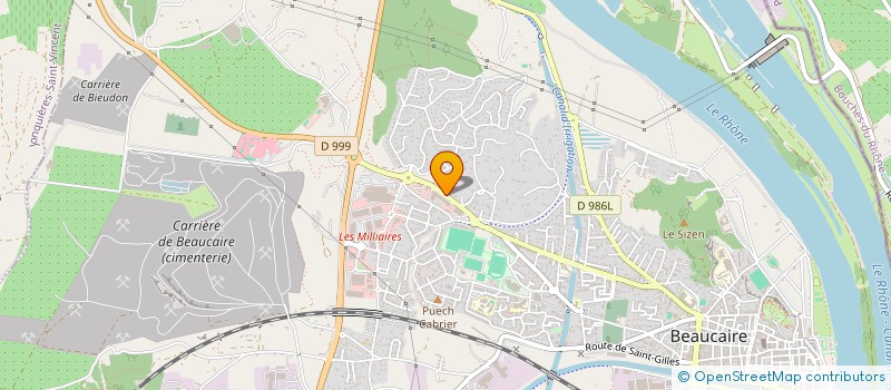 localisation de l'entreprise SCI MGS  JONQUIERES-SAINT-VINCENT