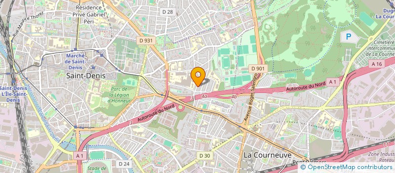 localisation de l'entreprise SCI MGS  SAINT-DENIS