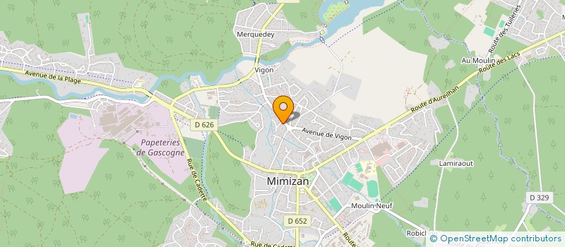 localisation de l'entreprise SCI MGS DASSIE MIMIZAN  MIMIZAN